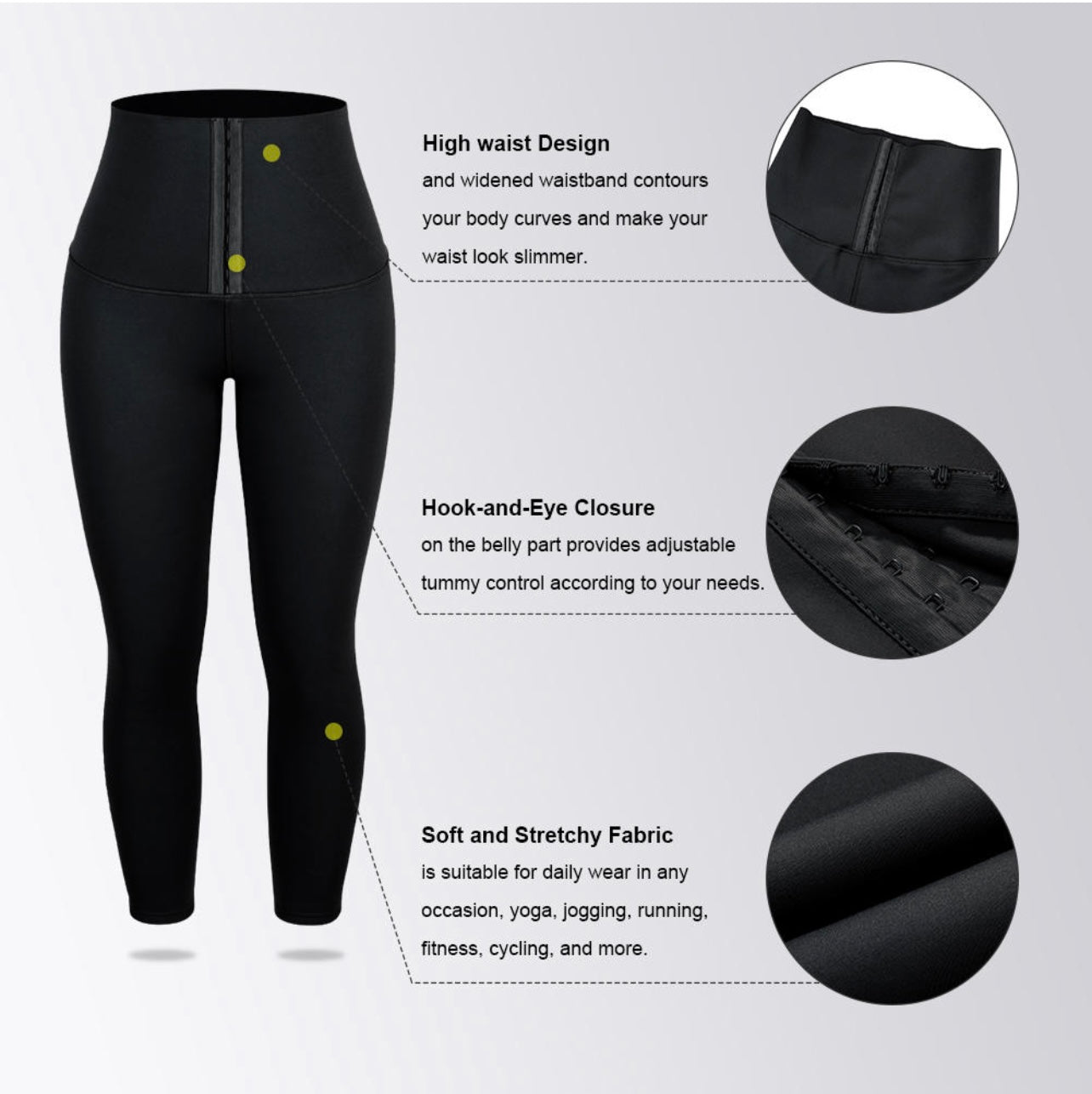 Waist Goddess Corset Abdomen Compression High Waist Leggings